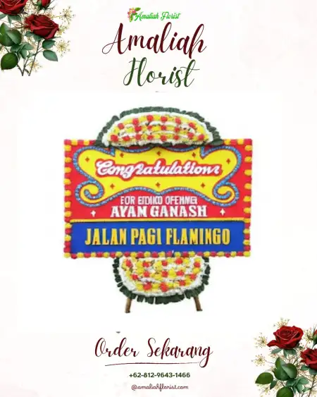 Sewa Papan Bunga Natar